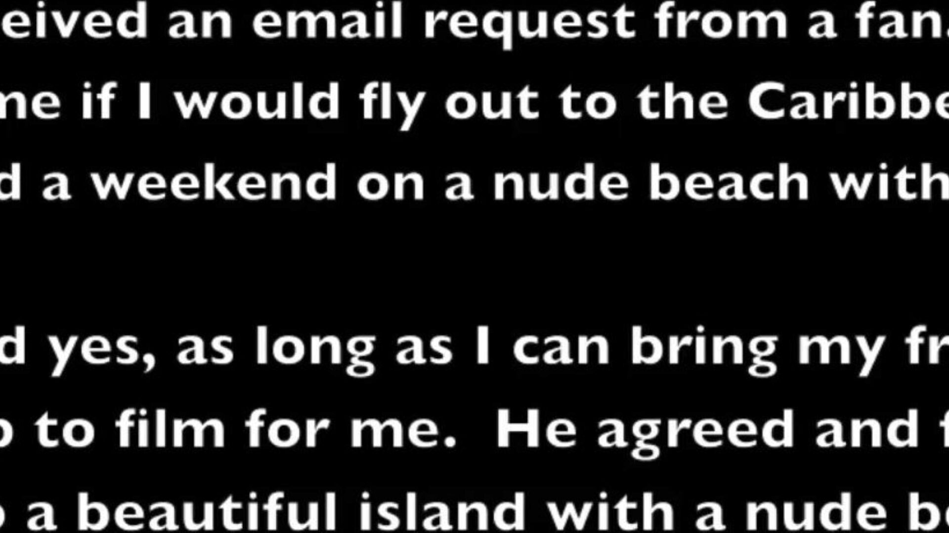helena price - minhas férias na praia de nudismo no Caribe, parte 2 - sendo apalpada por um homem negro!