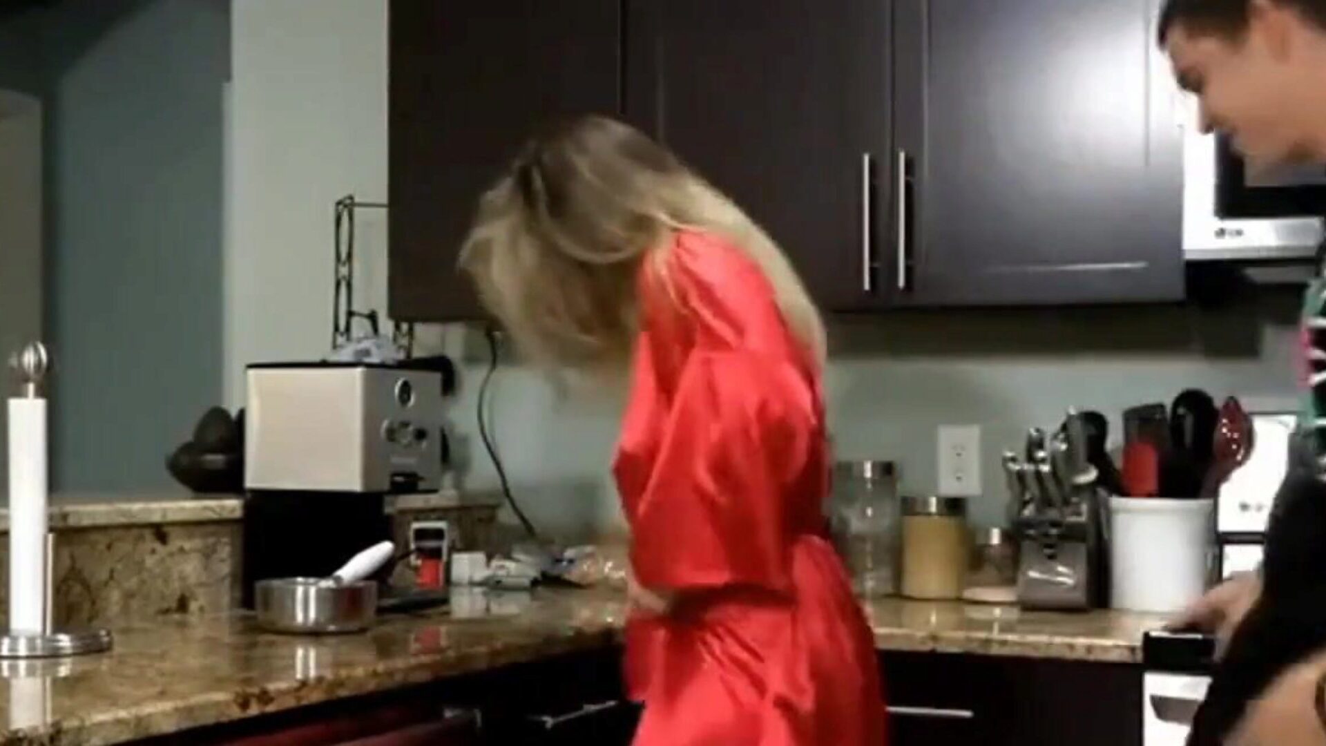 sexy lesbians in the kitchen