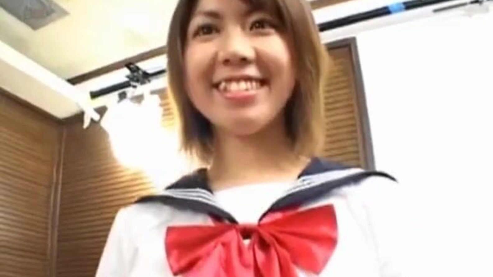 Ai Kazumi in college uniform deep-throats wang and gets banan - More at hotajp com