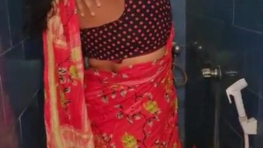 Bhabi And Her Awsome Saree Strip On Cam