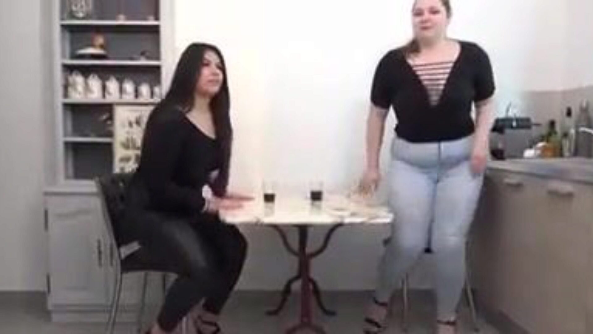 2 French big beautiful woman and 1 Dick