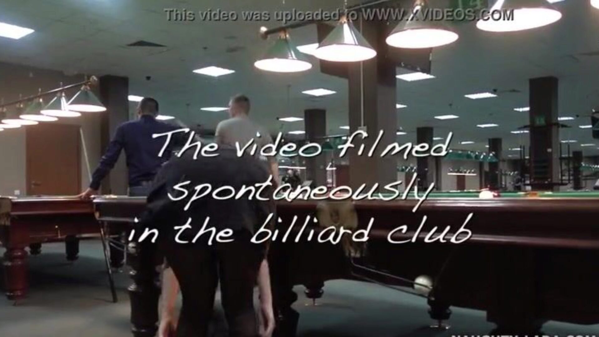 Public flash upskirt in the billiard club