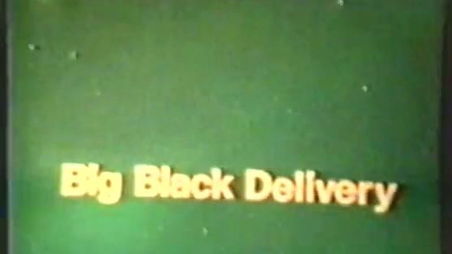 Vintage Interracial Porn - Large Ebony Delivery