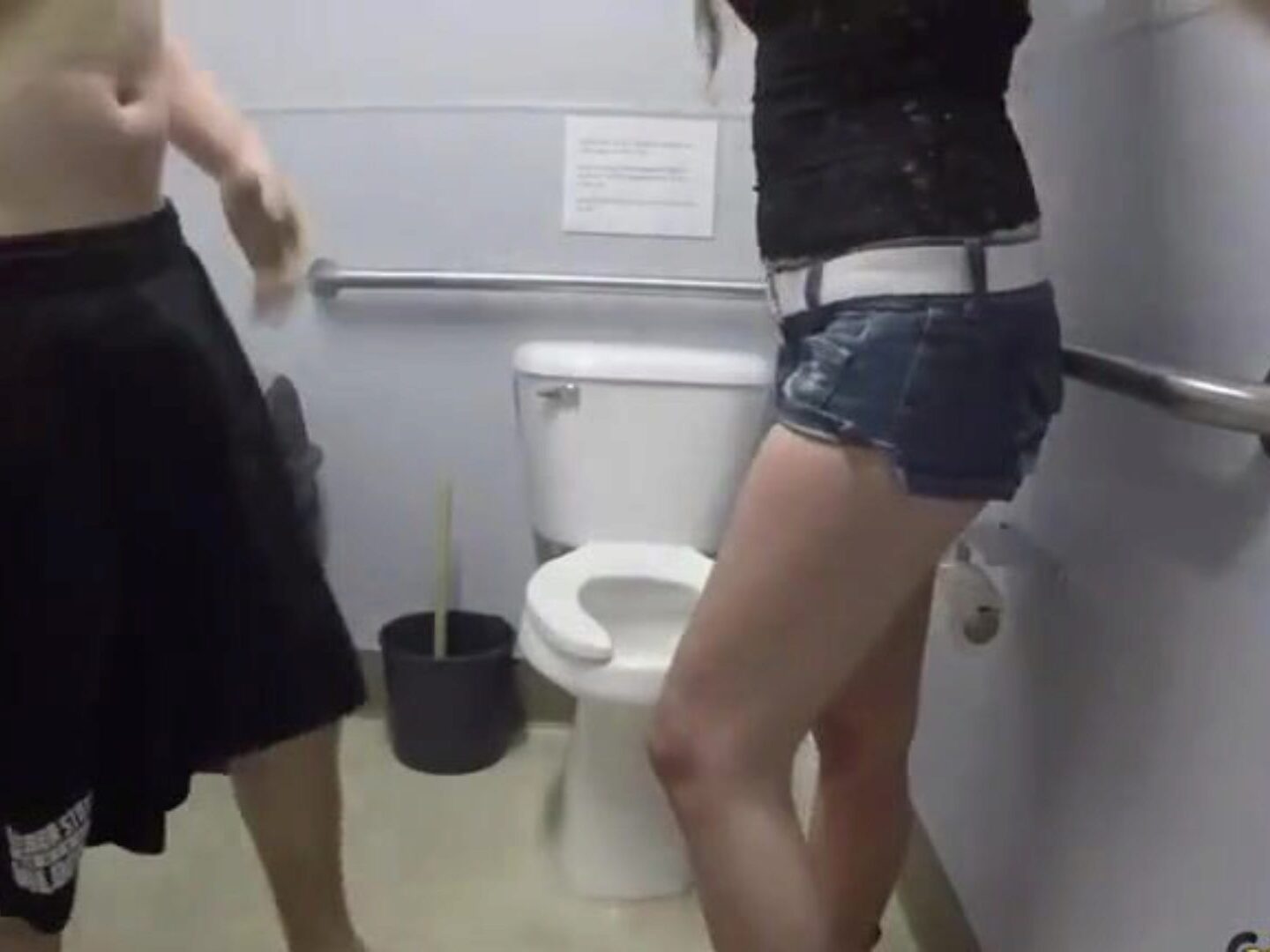 Maddie In Public Sex Porn Scene In Toilet With A Really Horny Pair picture pic