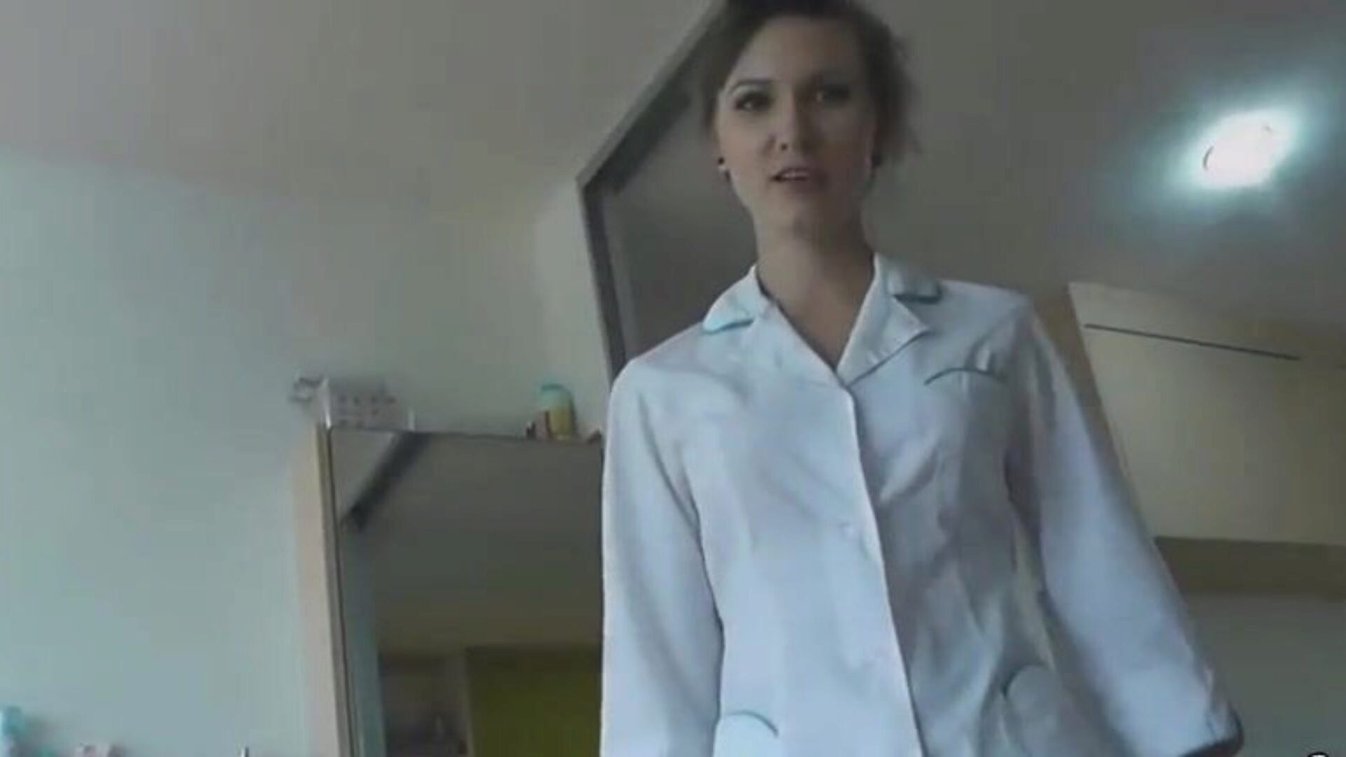 Sex approach by an outstanding nurse Sex treatment by an excellent nurse that sweetheart does tugjob oral and bonks him to a internal cumshot