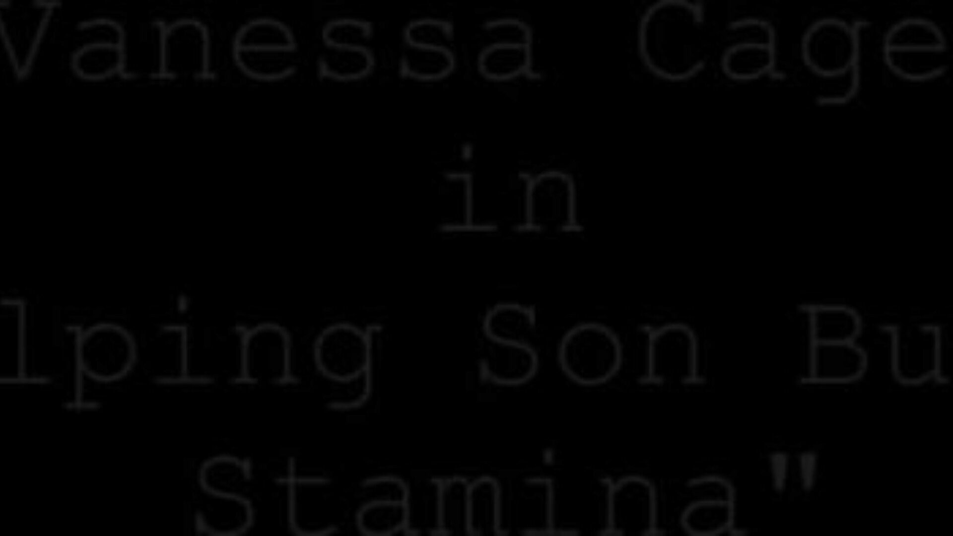 Vanessa Cage Helps Her Son Build His Stamina!