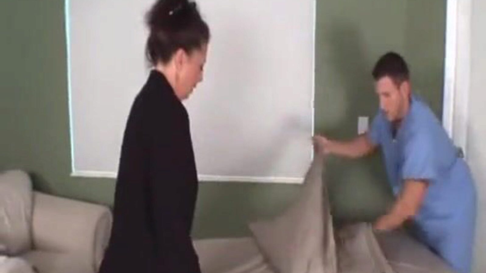 Son gives mommy a Peculiar Massage