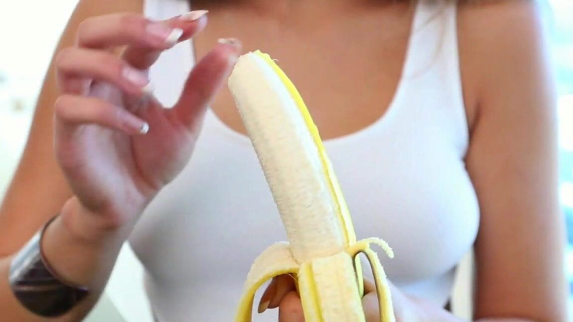 PornPros - Hawt Anastasia African lures boy with banana licking