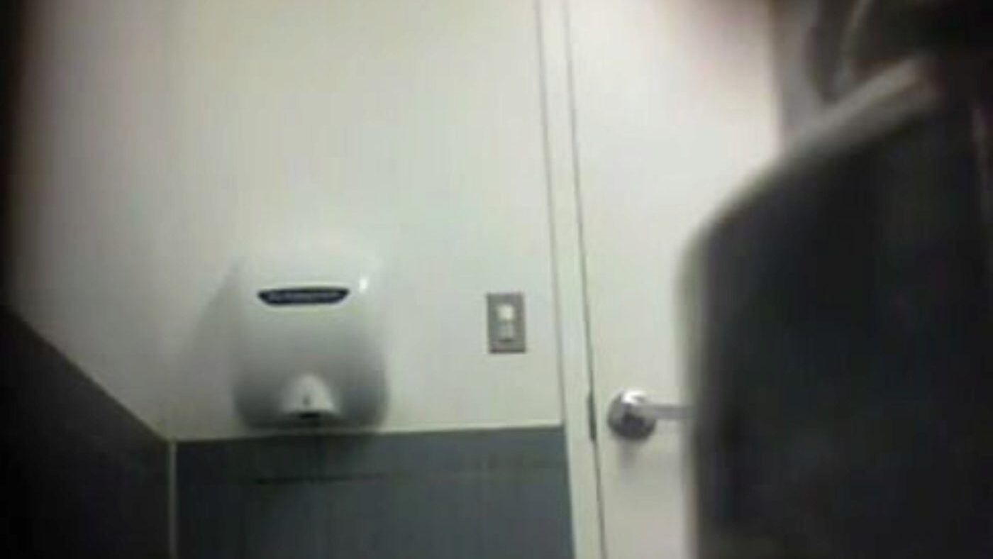 spy lavatory backdoor blonde