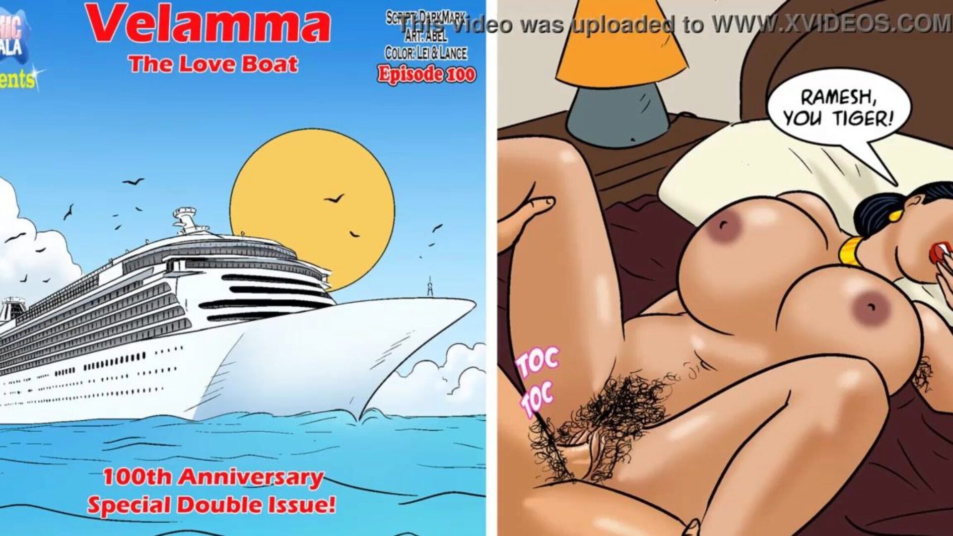 Velamma Episode 100 - das Liebesboot
