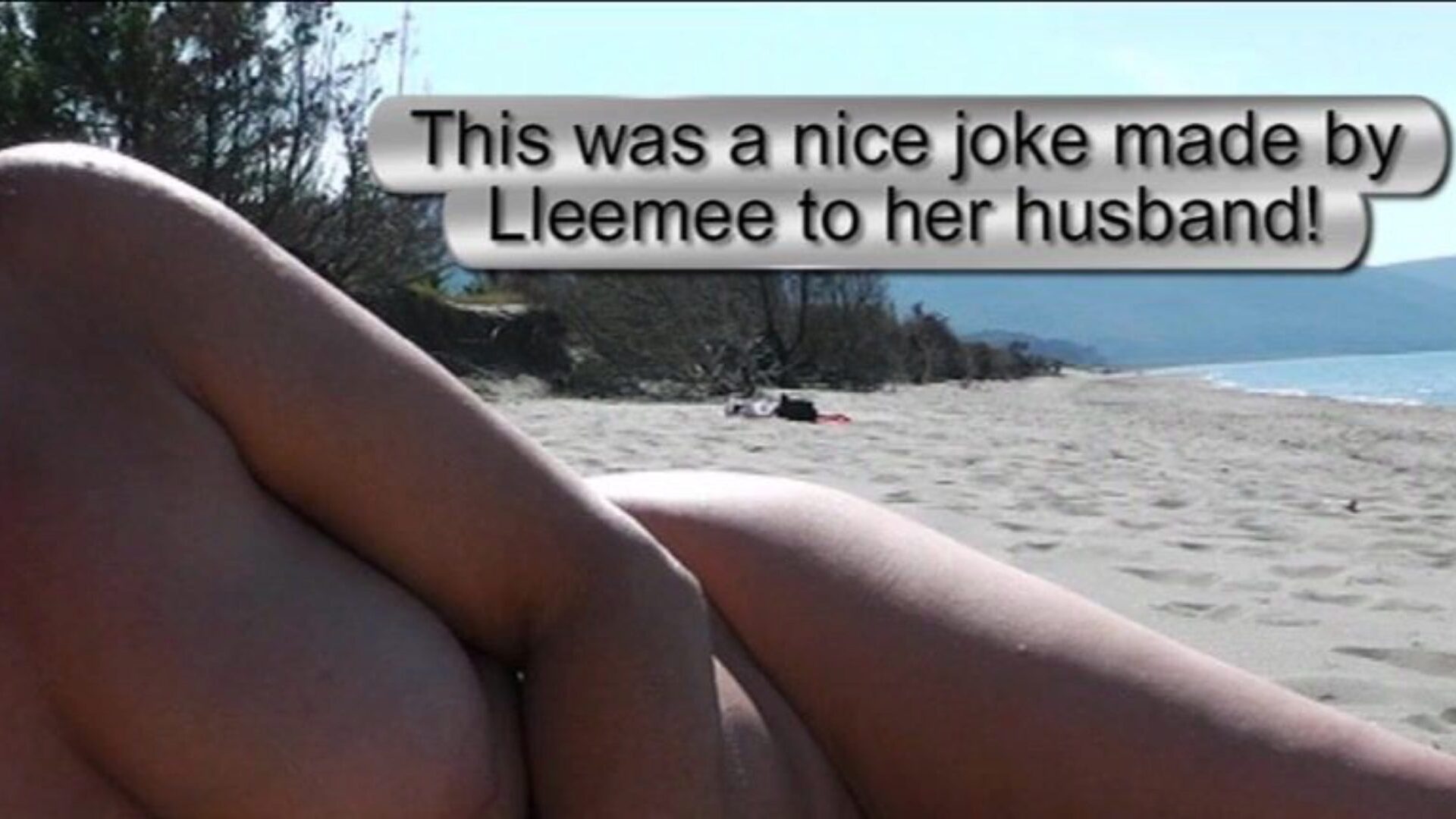 海滩表演手淫-男子目睹两个由勒米妮对丈夫的非常可笑的笑话