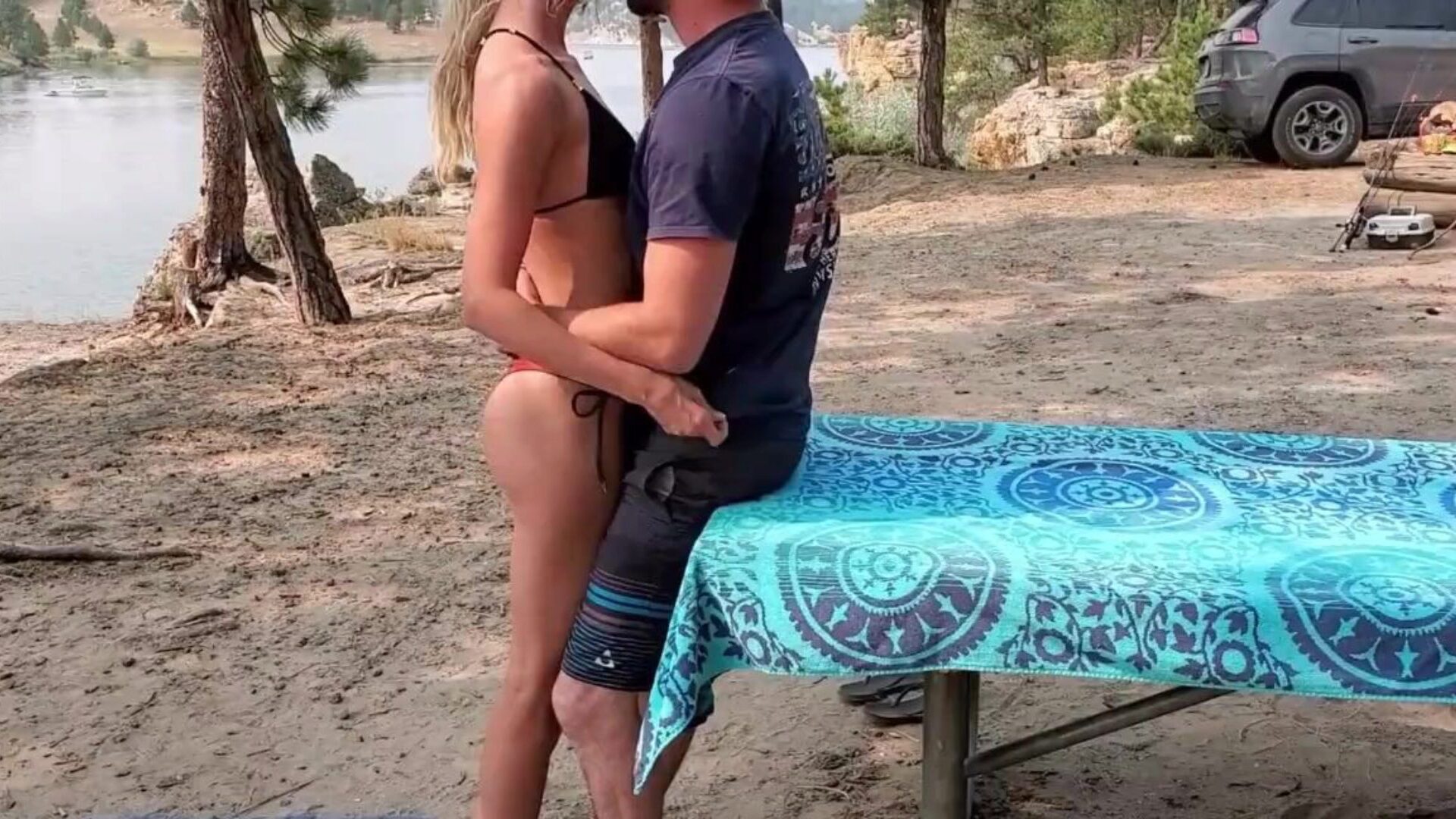 Amateur REAL Hotwife Gets Creampied at the Lake by Random Tinder Hookup Sneak Peek- Jemma Sinn