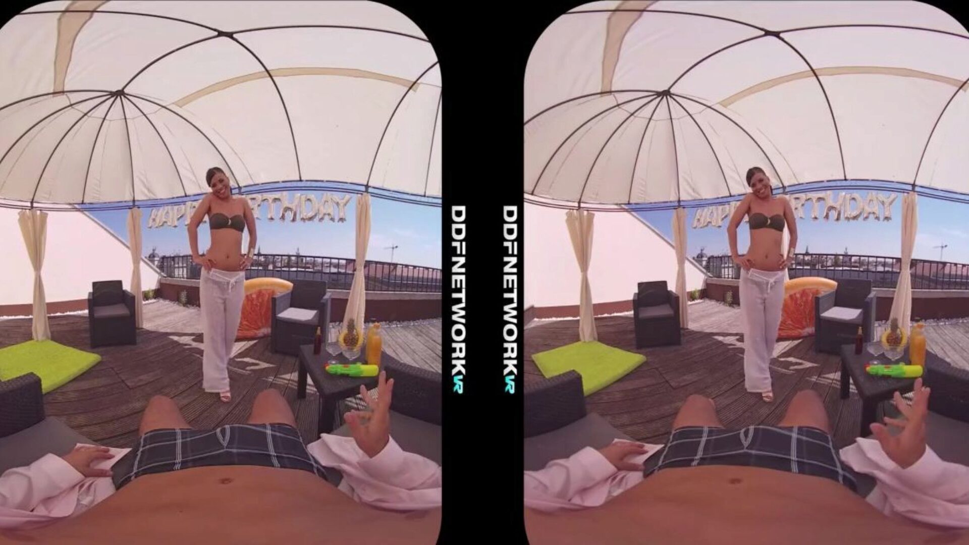 绝对性感的小屋幻想通过VR模型中的vicky爱情实现